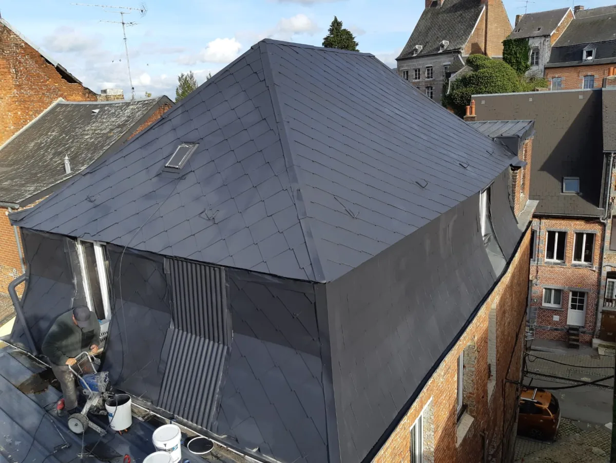 Réfection complète de toiture en ardoise à Maubeuge — ZD Habitat Sur